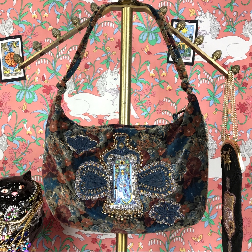 Maison DNA Tarot Vintage Velvet Bag Purse OOAK